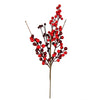 Vickerman FY190102 18" Artificial Red Berry Pick, Set of 3