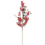 Vickerman FY190103 28" Artificial Red Berry Spray, Pack of 2