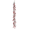 Vickerman FY190212 6' Red Snow Berry Garland