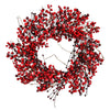 Vickerman FY190228 28" Red Snow Berry Wreath