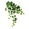 Vickerman FZ190218 18" Artificial Varigated Ivy Hanging Bush, Set of 3