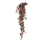 Vickerman FZ190572 6' Artificial Burgundy Grape Leaf Hanging Bush