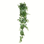 Vickerman FZ192472 6' Artificial Green & White Grape Leaf Ivy Hanging Bush