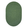 Homespice Decor 307705 2.5' x 6' Oval Fern Ultra Durable Braided Rug