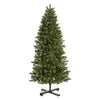 Vickerman 6.5' Grand Teton Slim Artificial Christmas Tree Clear Dura-lit Lights