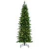 9' x 40" Eagle Fraser Slim Artificial Christmas Tree Warm White Dura-lit LED