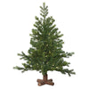 3' x 29" Eagle Fraser Fir Full Artificial Christmas Tree Warm White Dura-lit LED