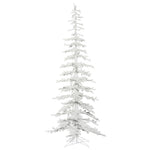 Vickerman  6' x 26" Flocked Kuna Pine Artificial Christmas Tree Unlit