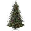 6.5' x 52" Welch Fraser Fir Artificial Christmas Tree Multi-colored Dura-Lit LED