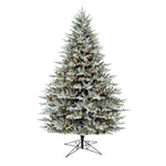 12' x 78" Douglas Blue Fir Artificial Christmas Tree Clear Dura-lit Lights