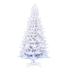 Vickerman 4.5' x 33" Shiny White Spruce Artificial Christmas Tree Unlit