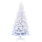 Vickerman 4.5' x 33" Shiny White Spruce Artificial Christmas Tree Unlit