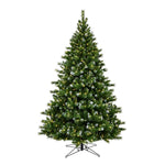 9' x 66" New Haven Spruce Artificial Christmas Tree Warm White Dura-lit LED