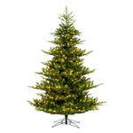 6.5' x 57" Hudson Fraser Fir Artificial Christmas Tree with Warm White LED.