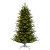 6.5' x 54" North Shore Fraser Fir Artificial Xmas Tree LED Warm White Lights
