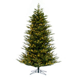 7.5' x 60" North Shore Fraser Fir Artificial Xmas Tree LED Warm White Lights
