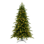7.5' x 56" Kingston Fraser Fir Artificial Christmas Tree with Warm White LED.