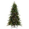 6.5' x 51" Kingston Fraser Fir Artificial Christmas Tree LED Colored Lights