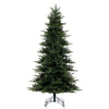 6.5'x52" Vermont Fraser Fir Artificial Unlit Xmas Tree Folding Metal Tree Stand