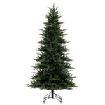 6.5'x52" Vermont Fraser Fir Artificial Unlit Xmas Tree Folding Metal Tree Stand
