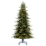 6.5' x 52" Vermont Fraser Fir Artificial Pre-Lit Christmas Tree Warm White LED.