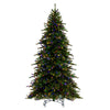 7.5' x 59" Bavarian Pine Artificial Pre-Lit Christmas Tree Multi-Colored Lights.