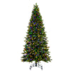 10' x 56" Jackson Pine Artificial Pre-Lit Christmas Tree Multi-Colored Lights.