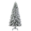 Vickerman 6.5' x 42" Flocked Jackson Pine Artificial Unlit Christmas Tree.