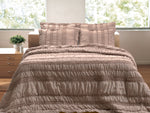 Greenland Home Tiana Taupe Twin Quilt Set, 2-Piece