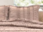 Greenland Home Tiana Taupe Standard Sham, 20x26 Inches