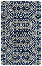 Kaleen Rugs Global Inspiration Collection GLB01-17 Blue Area Rug