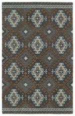 Kaleen Rugs Global Inspiration Collection GLB07-75 Grey Area Rug