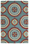 Kaleen Rugs Global Inspiration Collection GLB09-91 Teal Area Rug