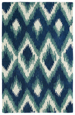 Kaleen Rugs Global Inspiration Collection GLB10-17 Blue Area Rug