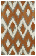 Kaleen Rugs Global Inspiration Collection GLB10-53 Paprika Area Rug