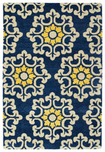 Kaleen Rugs Global Inspiration Collection GLB100-17 Blue Area Rug