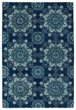 Kaleen Rugs Global Inspiration Collection GLB12-22 Navy Area Rug