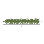 Vickerman A118313 9' Cashmere Artificial Christmas Garland Unlit
