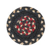 Homespice Decor 590756  4" Coaster Round Primitive Star Gloucester Jute Braided Accessories