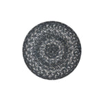 Homespice Decor 593856 8" Round Trivet Grey Cloud Jute Braided Accessories