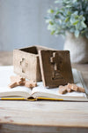 Kalalou H3290 Give Many Blessings Clay Cross Box W Twelve Crosses
