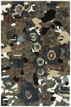 Kaleen Rugs Floral Fantasies Collection HFL01-75 Grey Area Rug