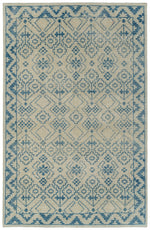 Kaleen Rugs Knotted Earth Collection HKE07-17 Blue Area Rug
