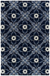 Kaleen Rugs Peranakan Tile Collection HPT01-10 Denim Area Rug