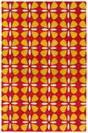 Kaleen Rugs Peranakan Tile Collection HPT03-25 Red Area Rug