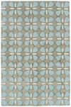 Kaleen Rugs Peranakan Tile Collection HPT03-79 Light Blue Area Rug