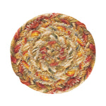 Homespice Decor 590077 4" Coaster Round Harvest Jute Braided Accessories