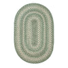 Homespice Decor 300997 27" x 45" Oval Hillside Ultra Durable Braided Rugs