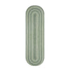 Homespice Decor 328991 22" x 72" Oval Hillside Ultra Durable Braided Runner