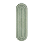 Homespice Decor 328991 22" x 72" Oval Hillside Ultra Durable Braided Runner
